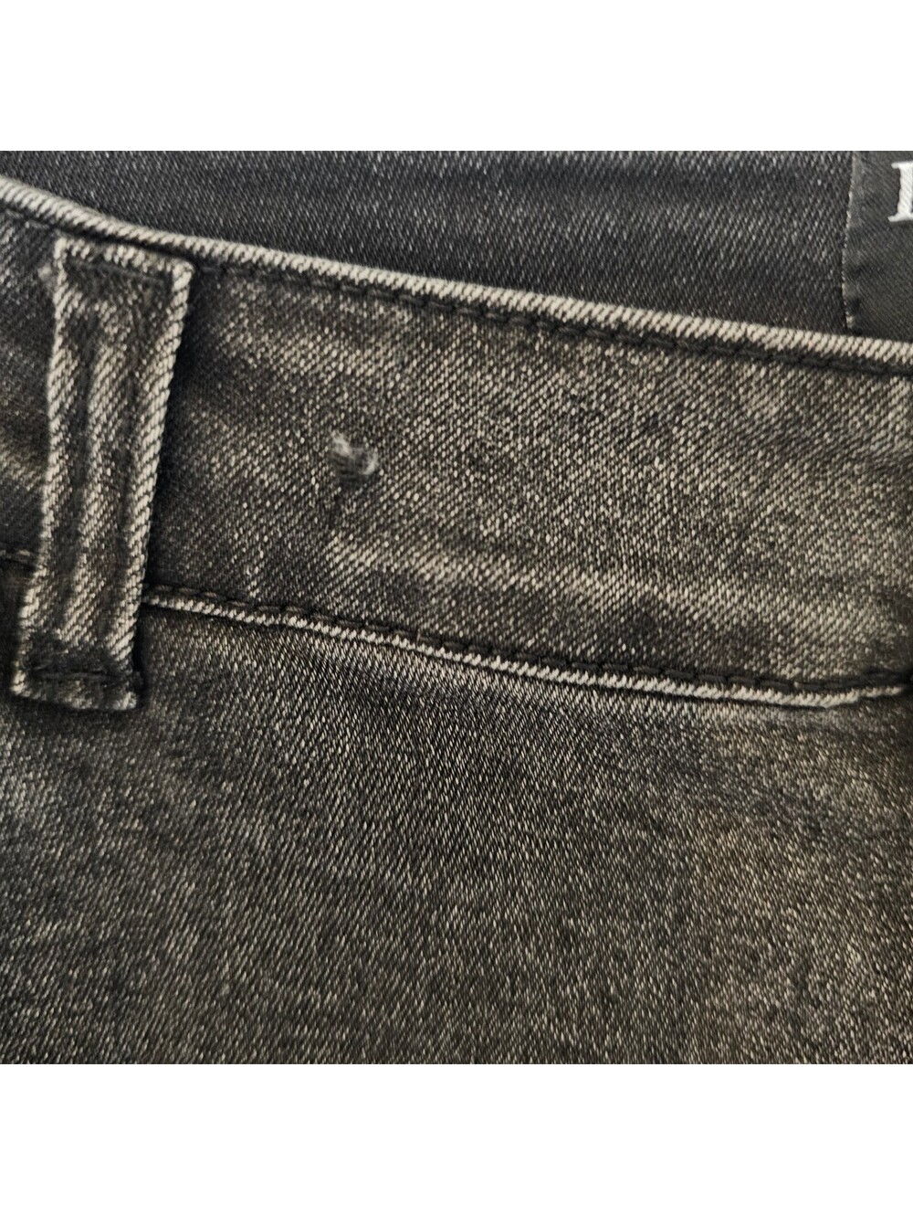 Du'Jour France Mens Streetwear Stacked Two-tone Black Jeans size 38 - Picture 8 of 8